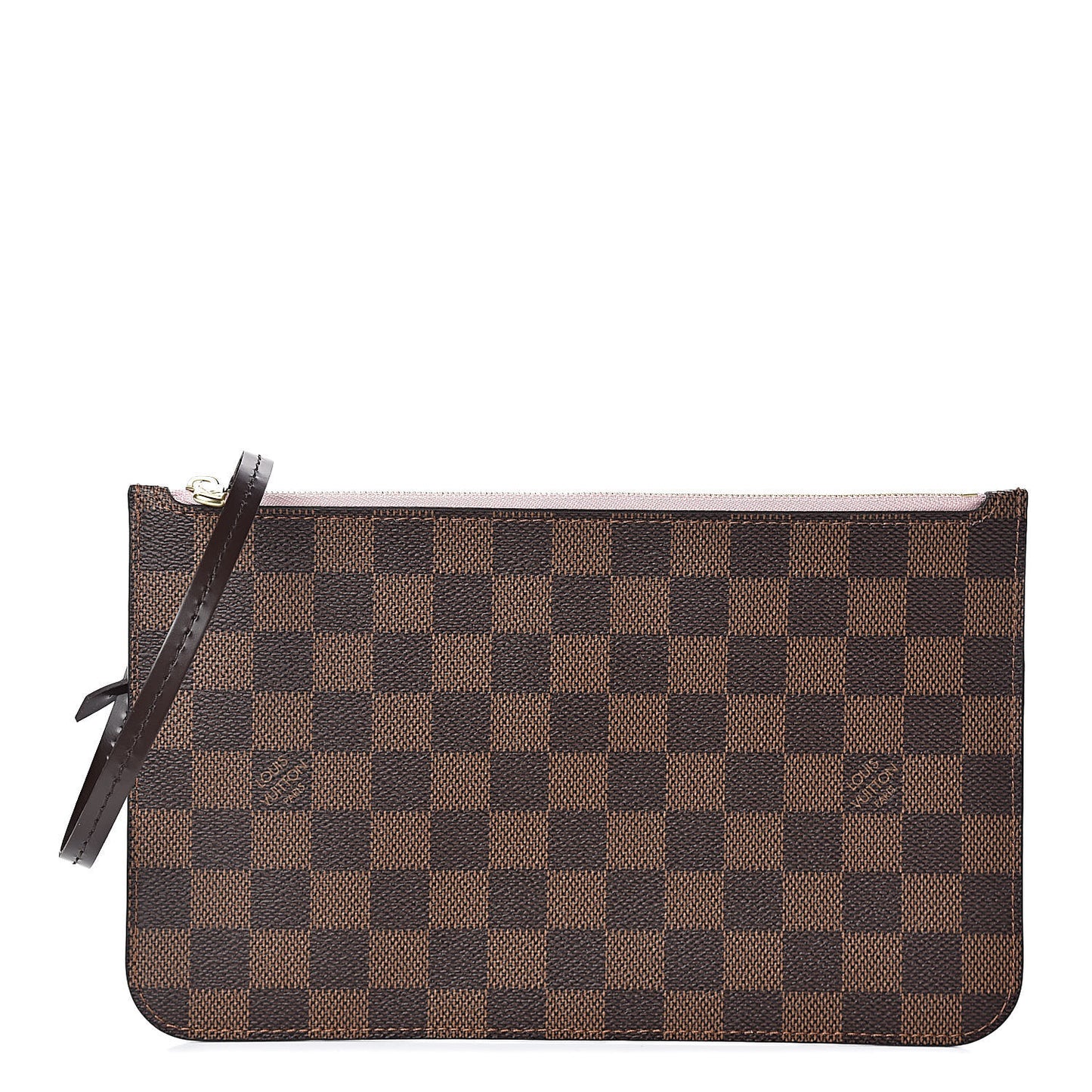 Damier Ebene Neverfull MM GM Pochette Rose Ballerine