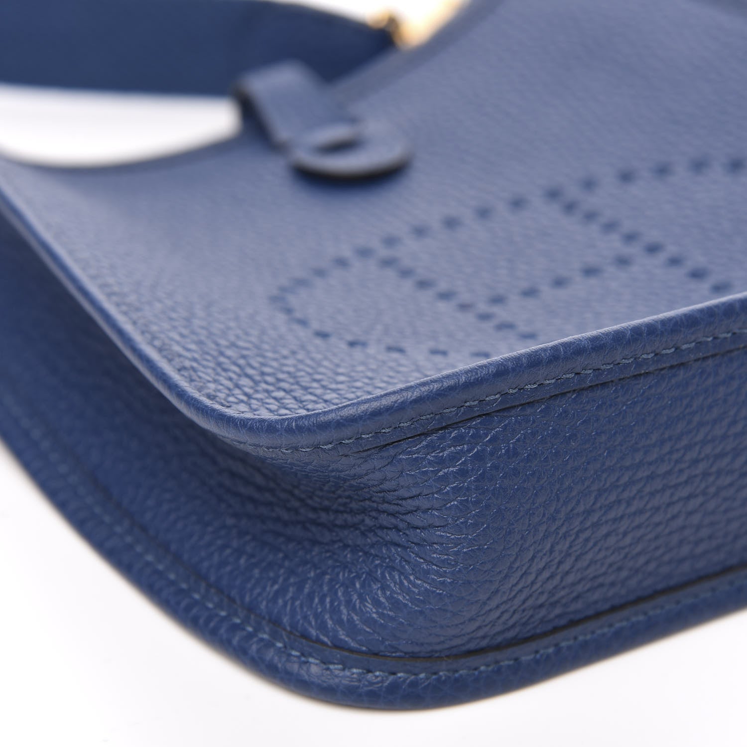 Hermes Taurillon Clemence Evelyne TPM Deep Blue 8 of 9