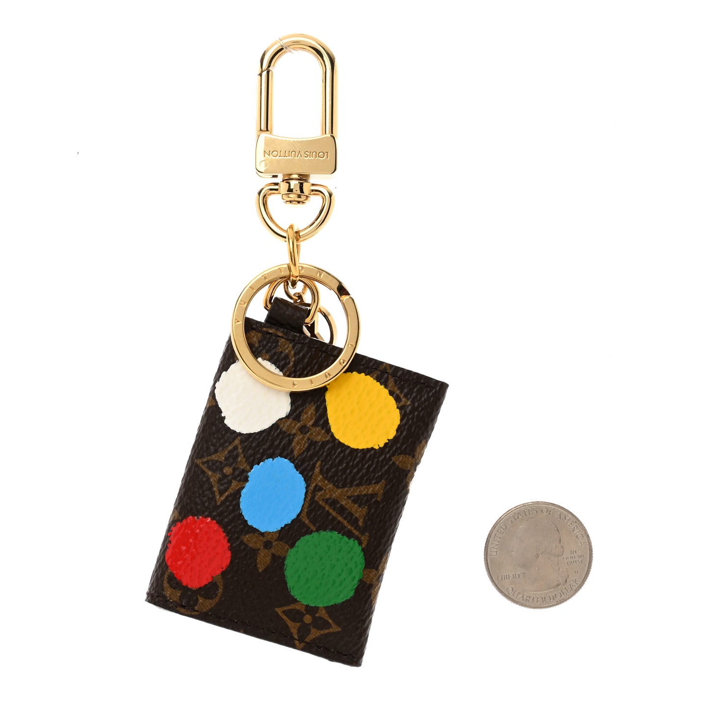 LV X YK Monogram Key Ring