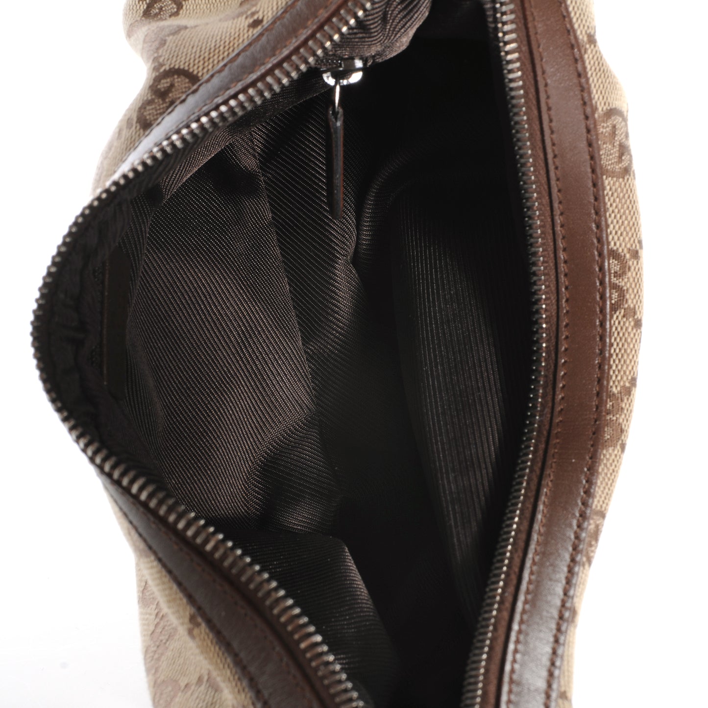 Monogram Canvas Small Shoulder Bag Ebony