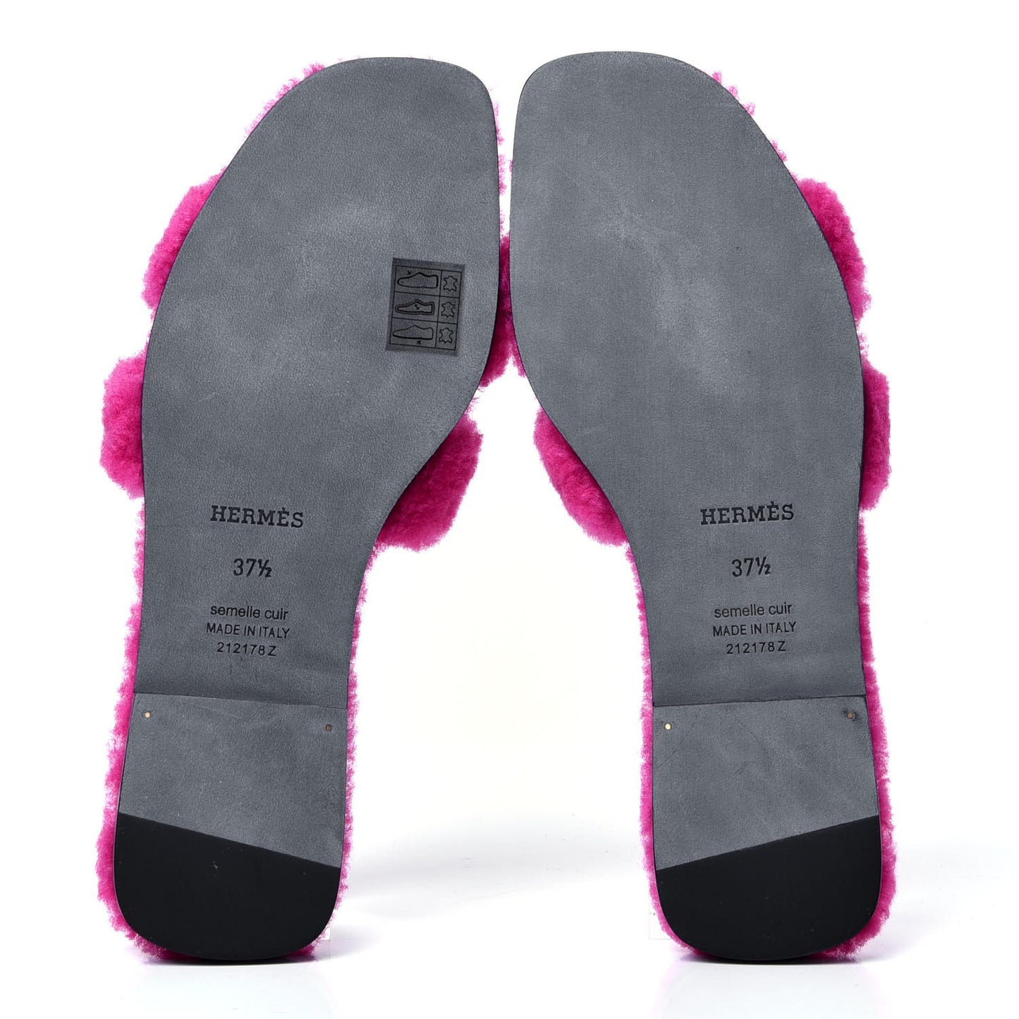 Woolskin Oran Sandals 37.5 Rose Fuchsia