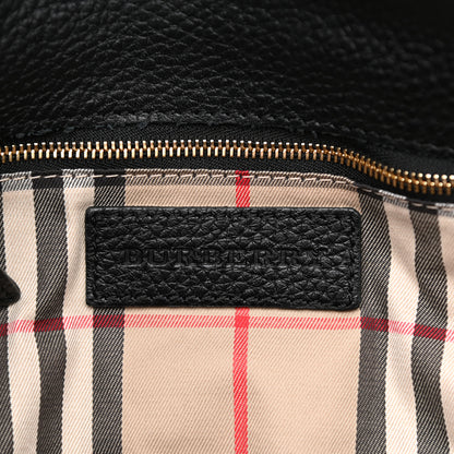 Burberry London Grainy Calfskin Medium Cale Hobo Black 6 of 10