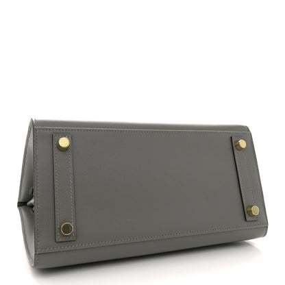 Hermes Madame Calfskin Birkin Sellier 25 Gris Meyer 4 of 11