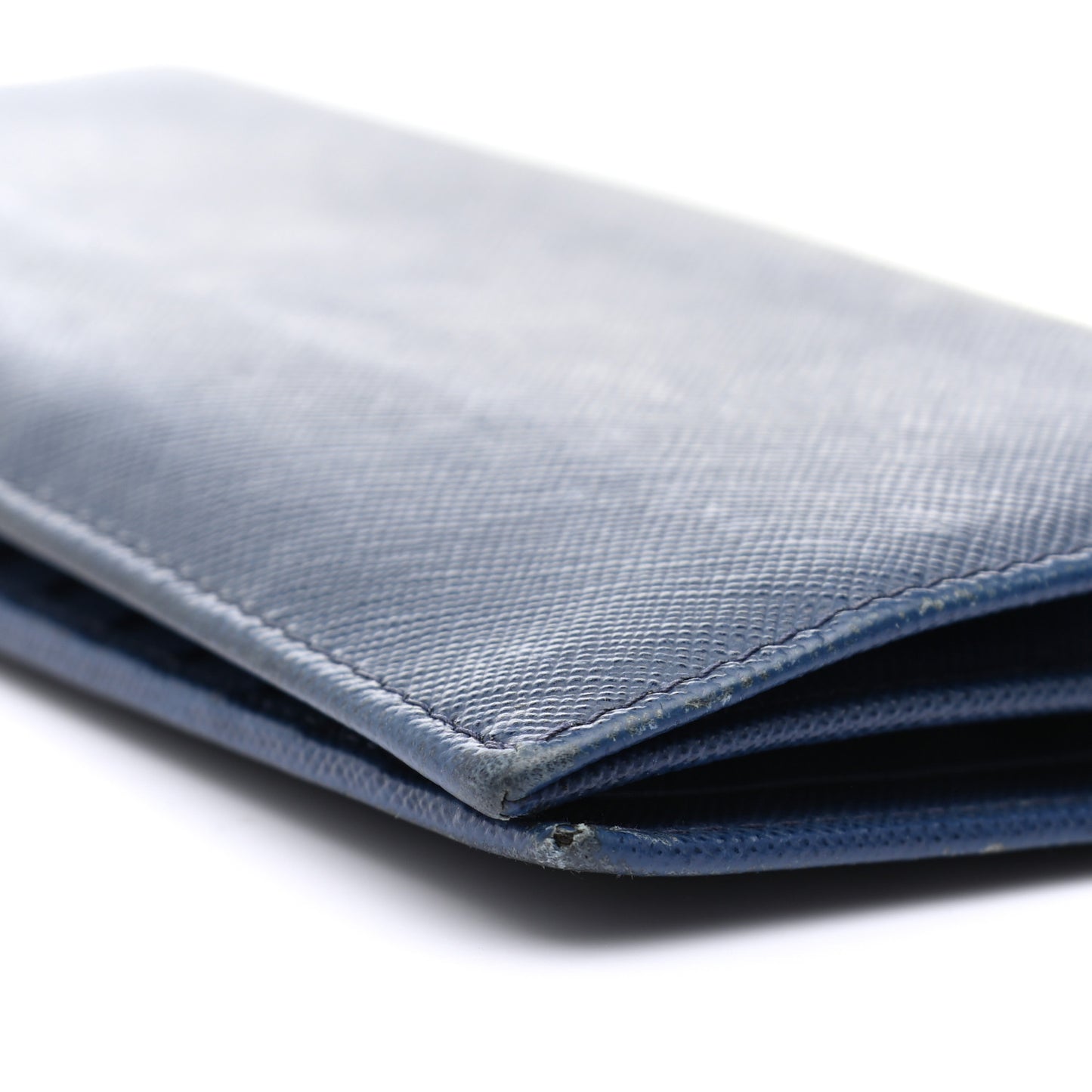 Saffiano Long Wallet Bluette