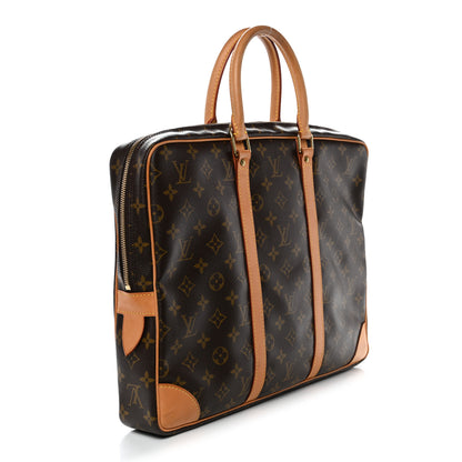 Louis Vuitton Monogram Porte-Documents Voyage Briefcase 3 of 11