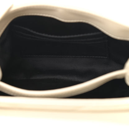 Saint Laurent Calfskin Y Quilted Monogram Toy Loulou Crossbody Bag Ivory 4 of 10