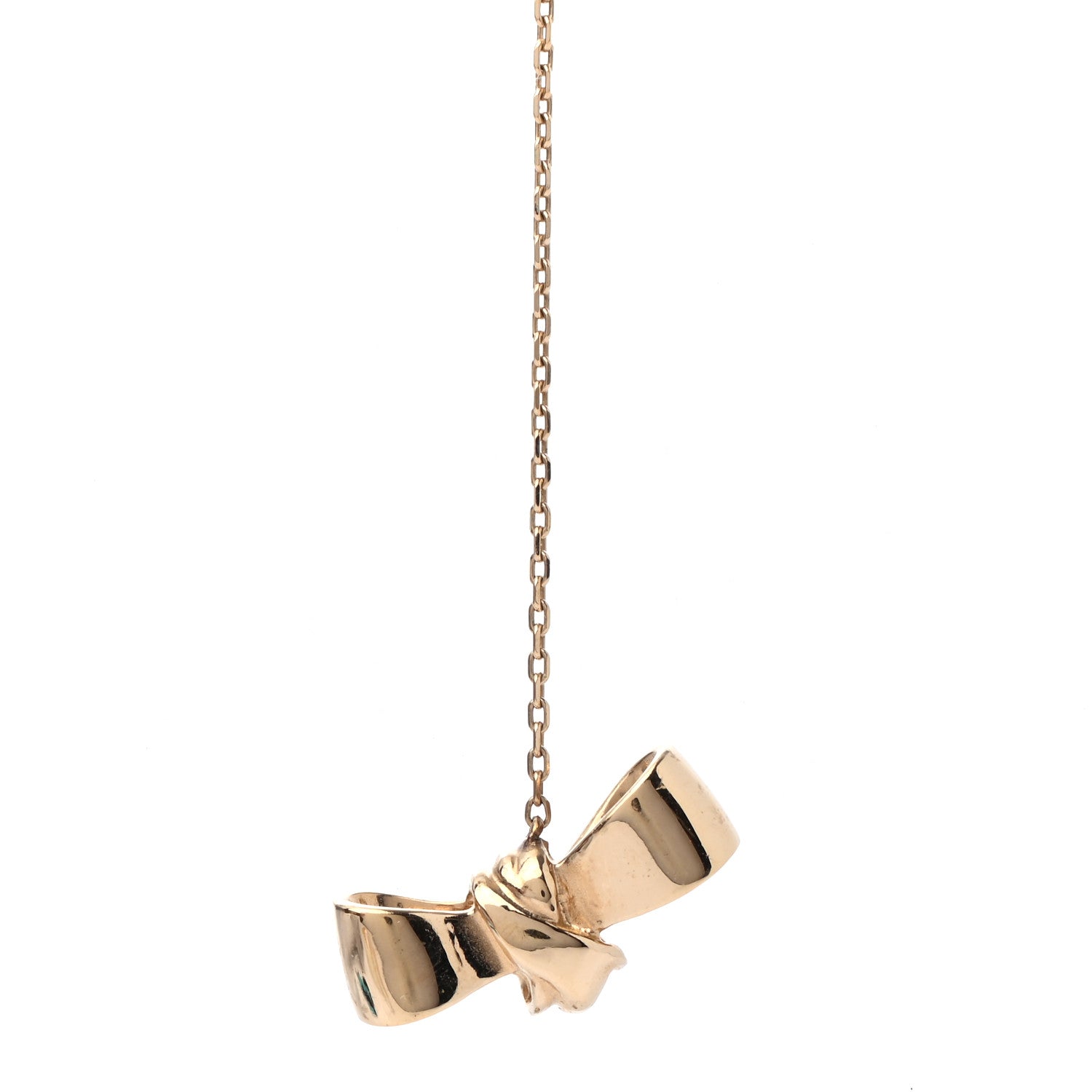 クリスチャンディオール☆BOWネックレス Christian Dior Bow Necklace Gold 887078 – FASHIONPHILE