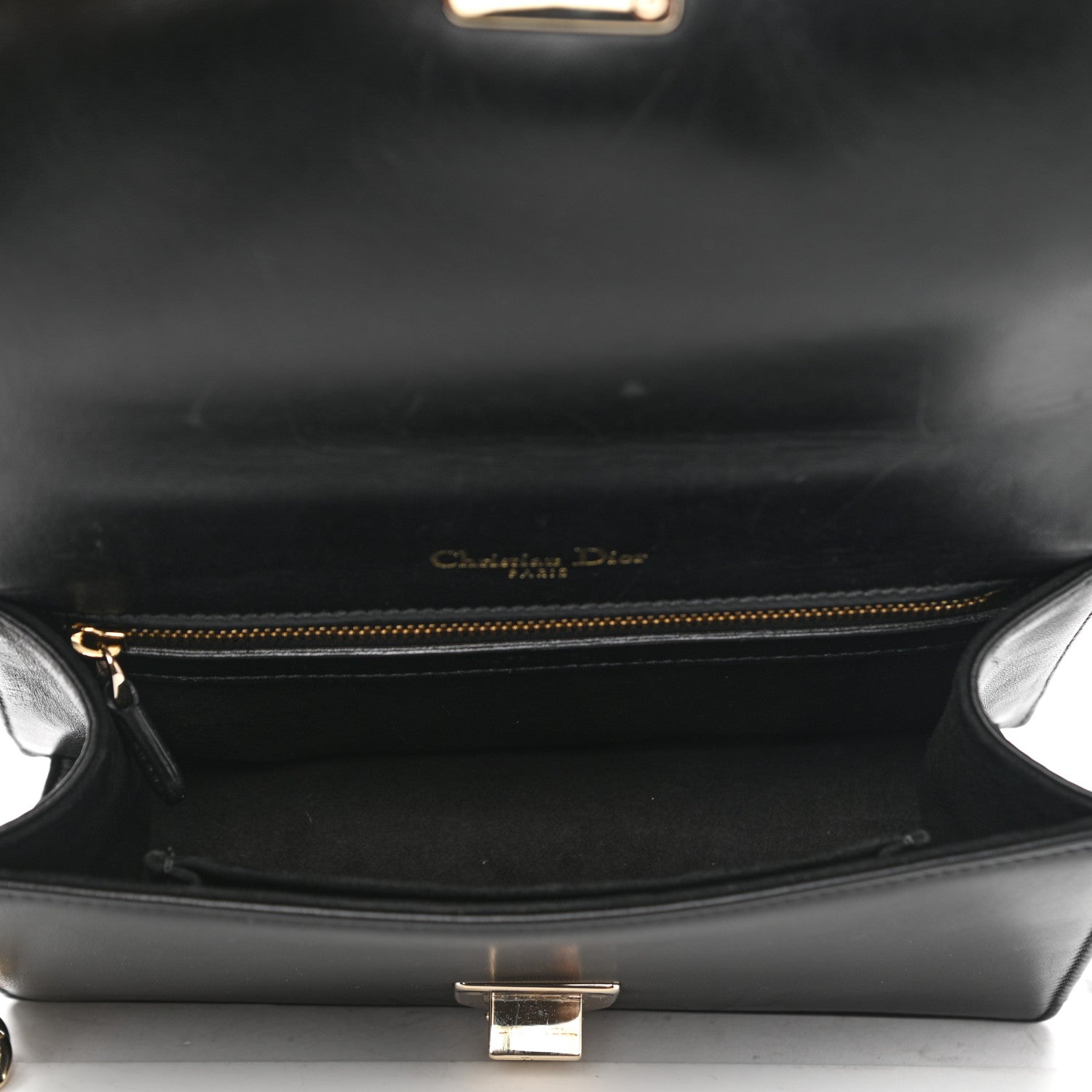 Christian Dior Lambskin Medium Diorama Flap Bag Black 5 of 13