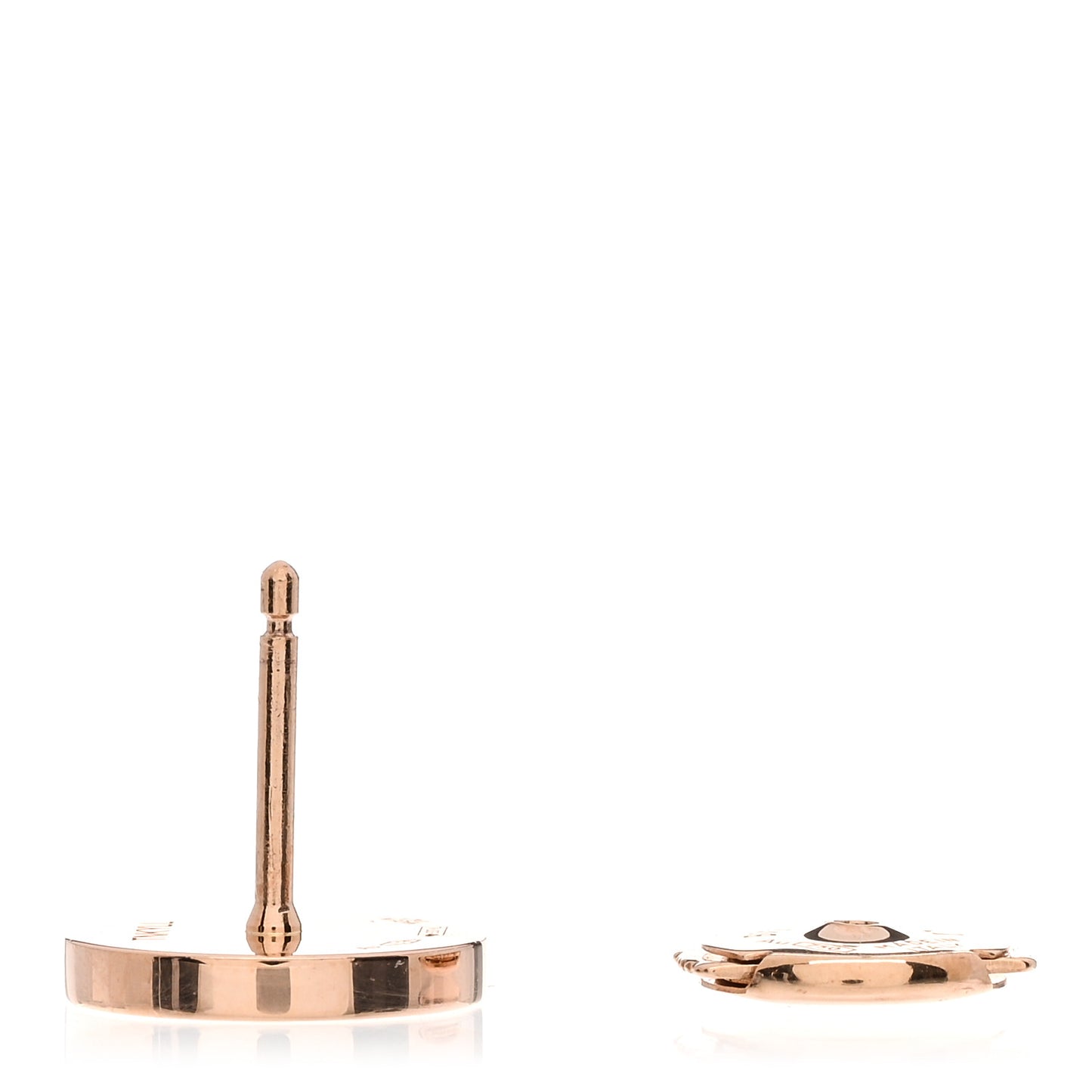 18K Rose Gold Onyx BVLGARI BVLGARI Single Stud Earring