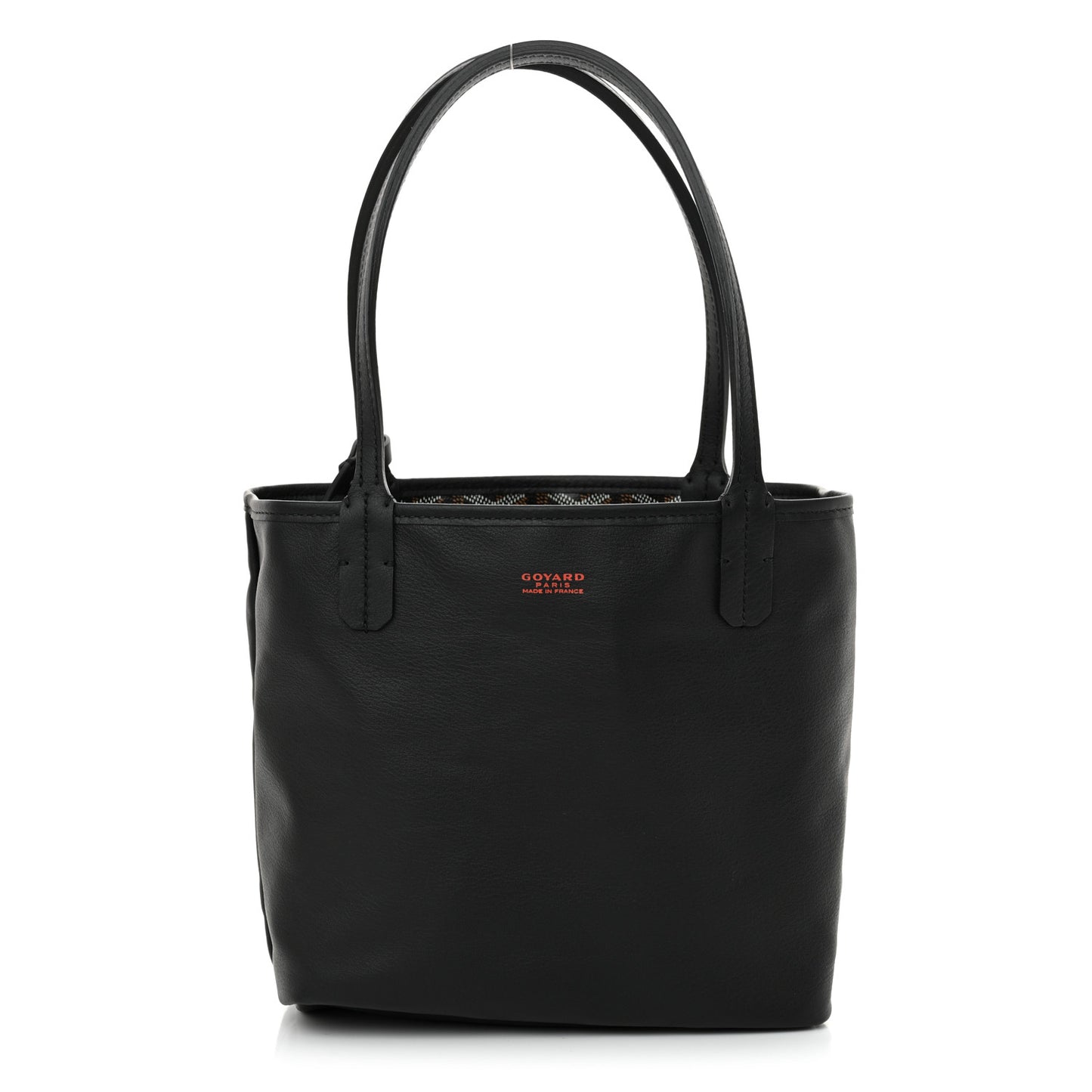 Goyardine Reversible Mini Anjou Black