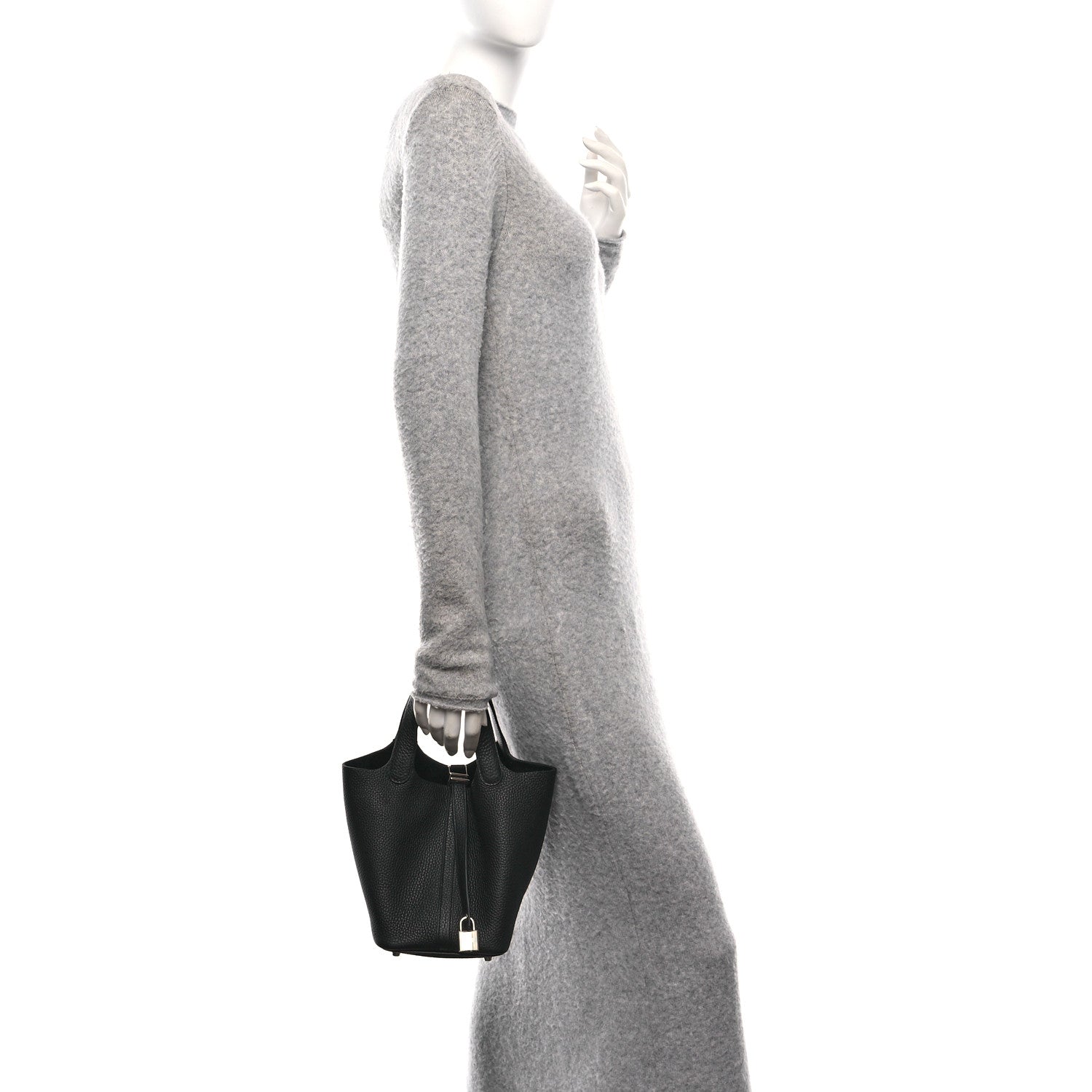 Hermes Taurillon Clemence Picotin Lock 18 PM Black 2 of 13