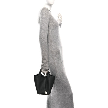 Hermes Taurillon Clemence Picotin Lock 18 PM Black 2 of 13
