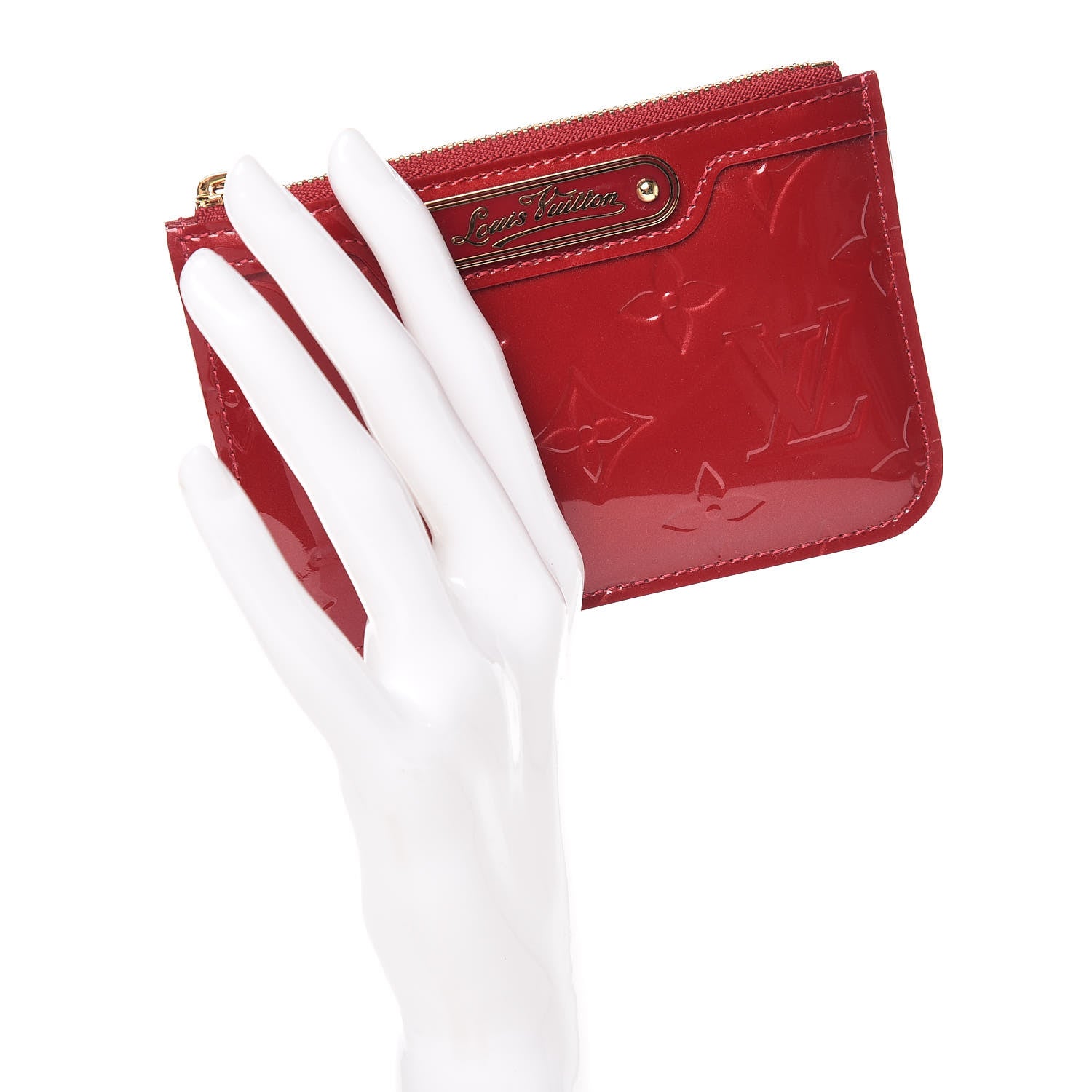 Louis Vuitton Vernis Key Pouch Pomme D'Amour 2 of 6