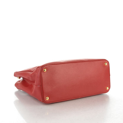 Prada Saffiano Large Galleria Double Zip Tote Fuoco 4 of 10