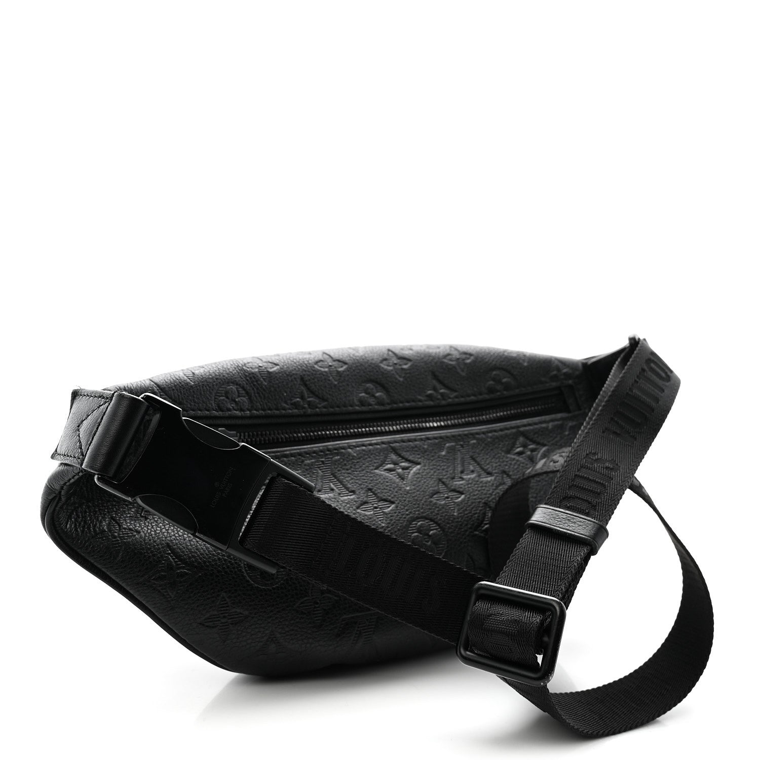 Louis Vuitton Calfskin Monogram Shadow Discovery Bumbag Black 3 of 10