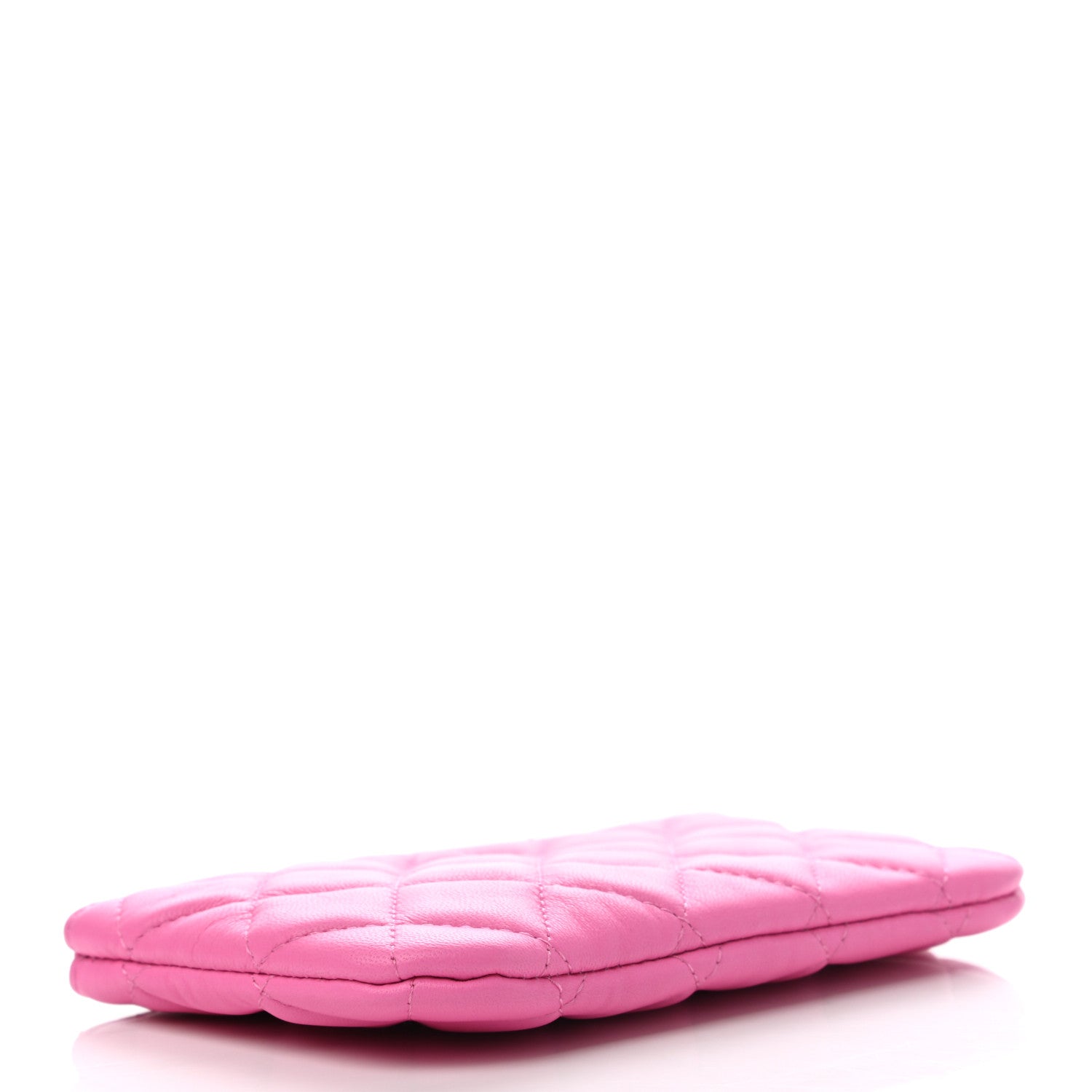 Chanel Lambskin Quilted Small Cosmetic Case Pink 4 of 7