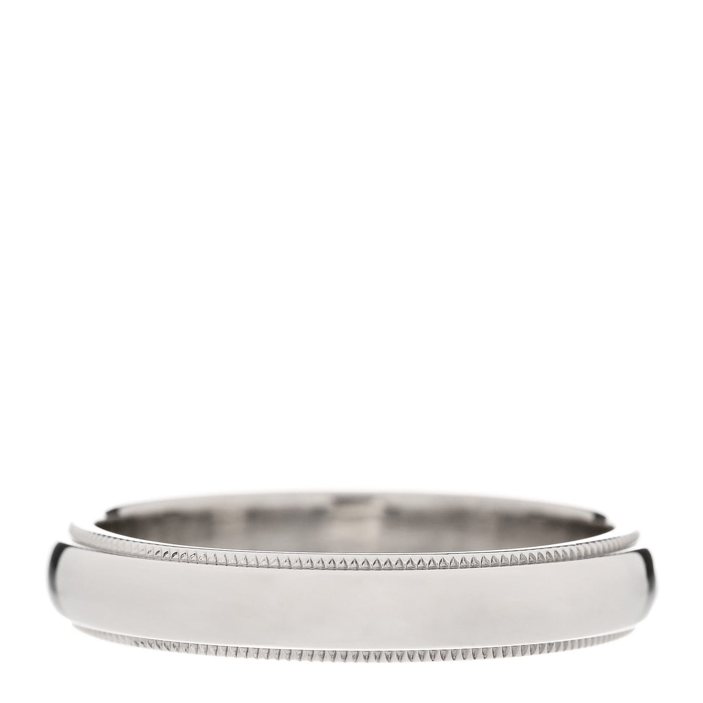Platinum 4mm Together Milgrain Wedding Band Ring 58 8.5