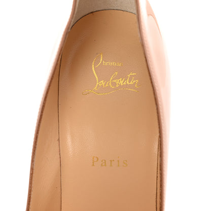 Christian Louboutin Patent Pigalle Follies 100 Pumps 40 Nude 7 of 9