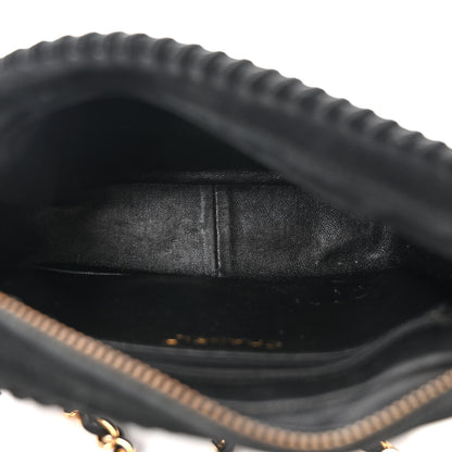 Chanel Suede CC Tassel Camera Case Black 5 of 11