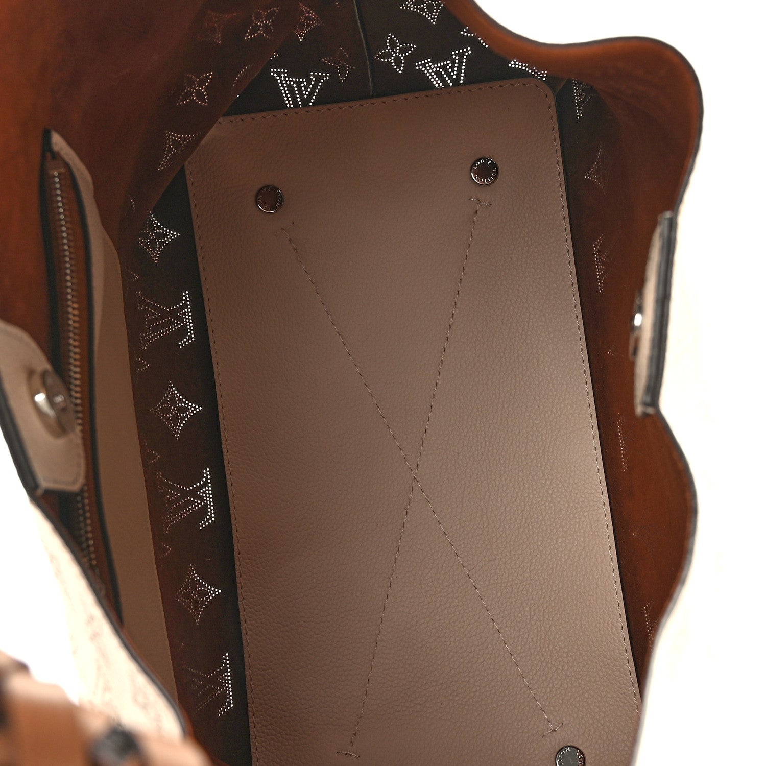 Louis Vuitton Mahina Carmel Hobo Creme 5 of 10