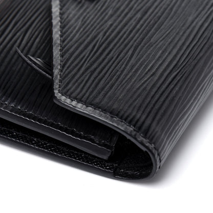 Louis Vuitton Epi Victorine Wallet Black 11 of 12