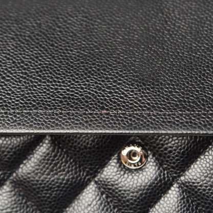 Chanel Caviar Quilted Jumbo Double Flap Black 9 of 11