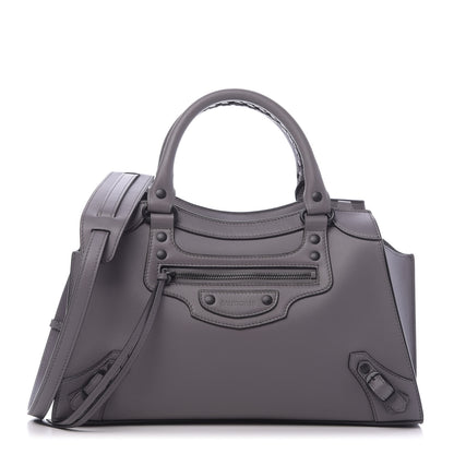 Balenciaga Smooth Calfskin Neo Classic Black Hardware S City Dark Grey 1 of 9