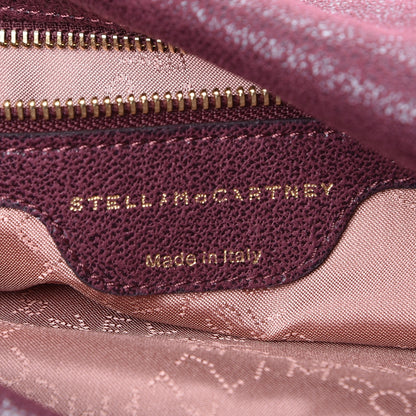 Stella McCartney Shaggy Deer Falabella Fold Over Tote Burgundy 6 of 7