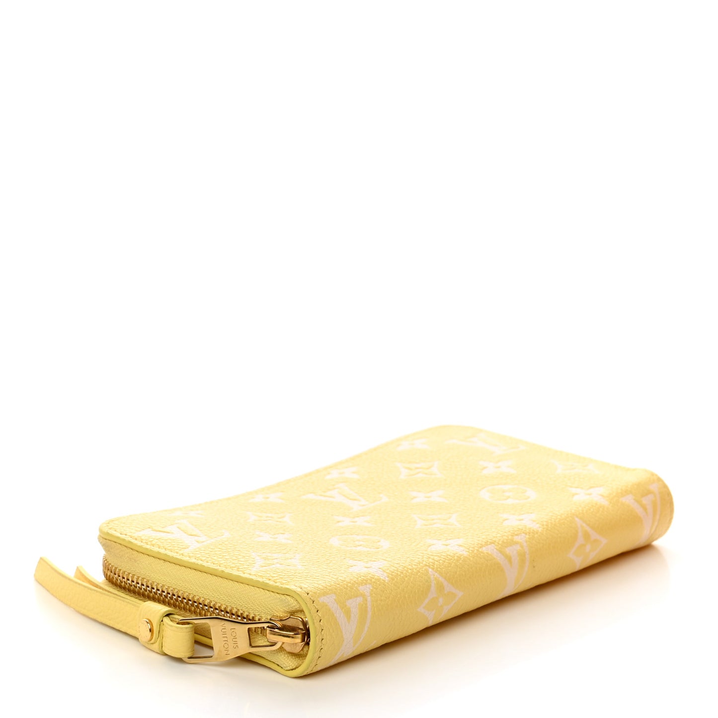 Empreinte Monogram Zippy Wallet Lemon Curd Yellow