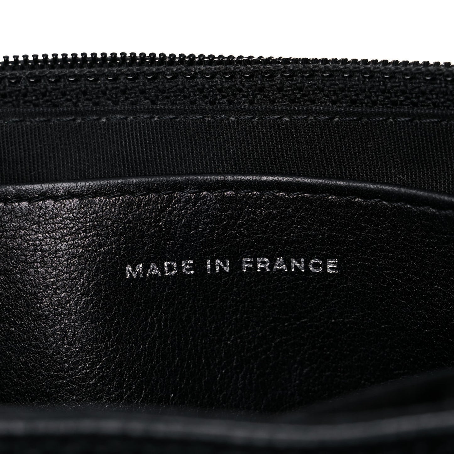 Caviar Half Moon Wallet On Chain WOC Black