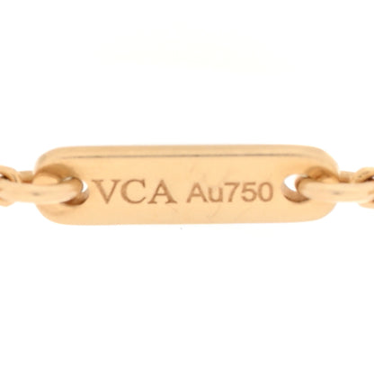 Van Cleef & Arpels 18K Yellow Gold Mother of Pearl Sweet Alhambra Bracelet 4 of 6