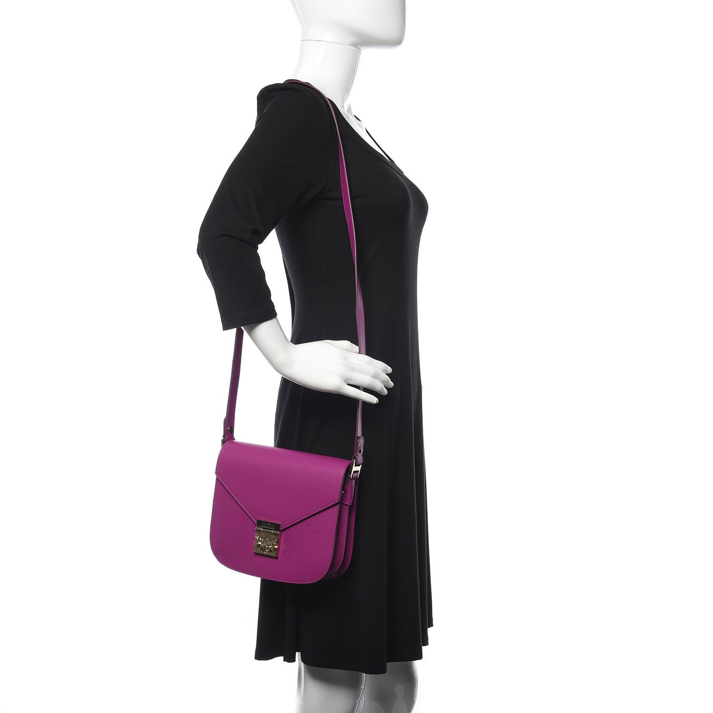 Calfskin Patricia Small Crossbody Bag Viva Lila