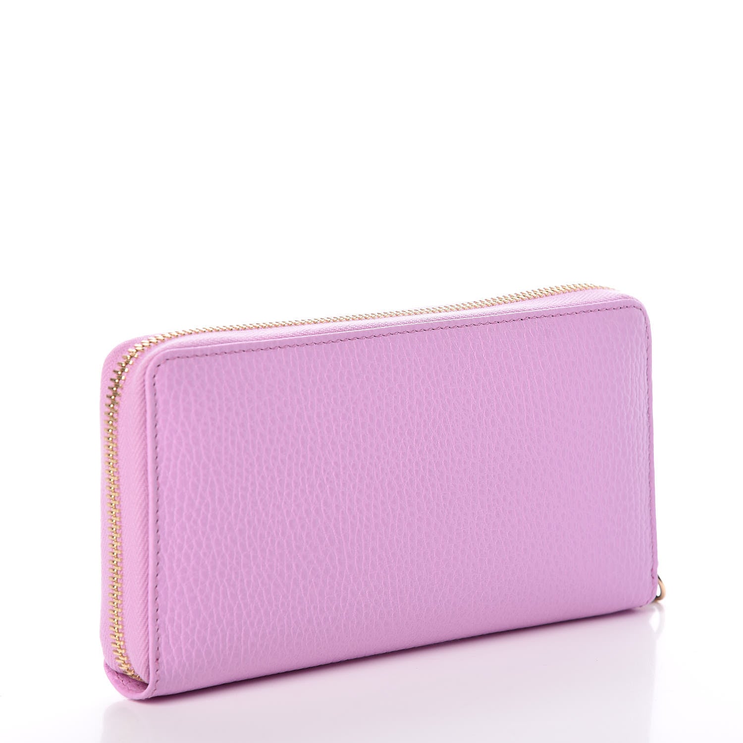 Gucci Dollar Calfskin GG Marmont Bosco Zip Around Wallet Malva 3 of 6
