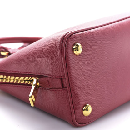 Prada Saffiano Lux Small Promenade Tote Cerise 8 of 9