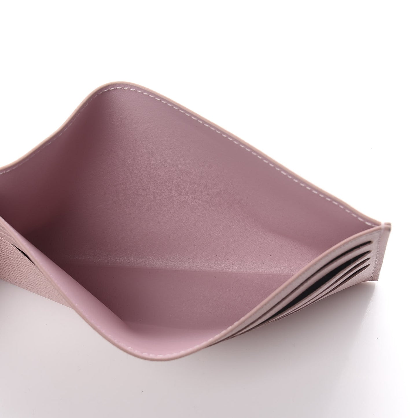 Calfskin Felicie Card Holder Insert Rose Ballerine