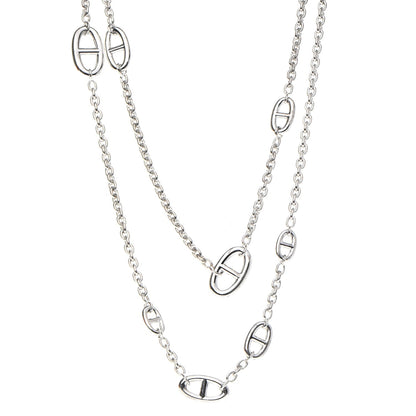 Hermes Sterling Silver Farandole Necklace 160 1 of 10