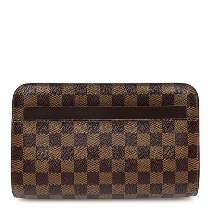 Louis Vuitton Damier Ebene Pochette Saint Louis Clutch 1 of 6