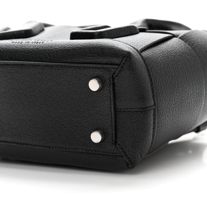 Bottega Veneta Grained Calfskin Mini Maxi Intrecciato Arco 33 Black 10 of 11