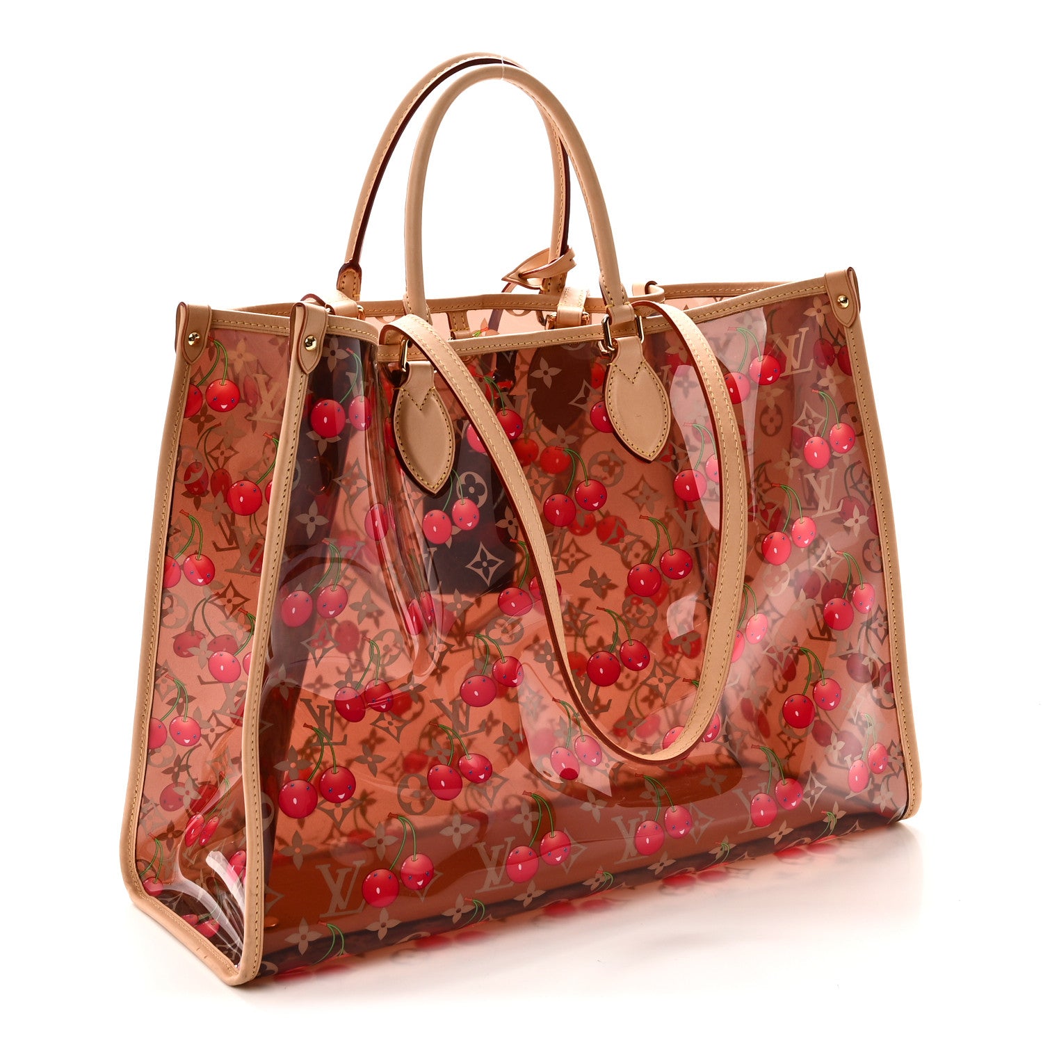 Louis Vuitton LV X TM Crystal Monogram Cerises Onthego GM 4 of 10