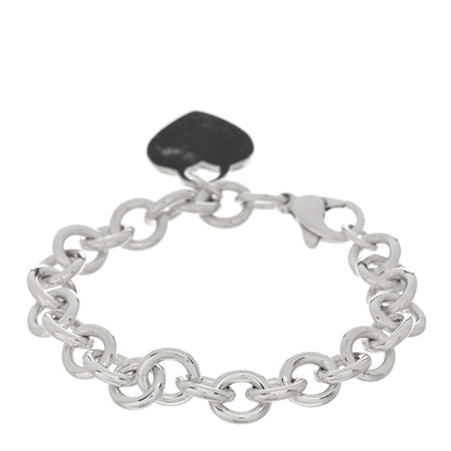 Tiffany Sterling Silver Heart Tag Charm Bracelet 2 of 3