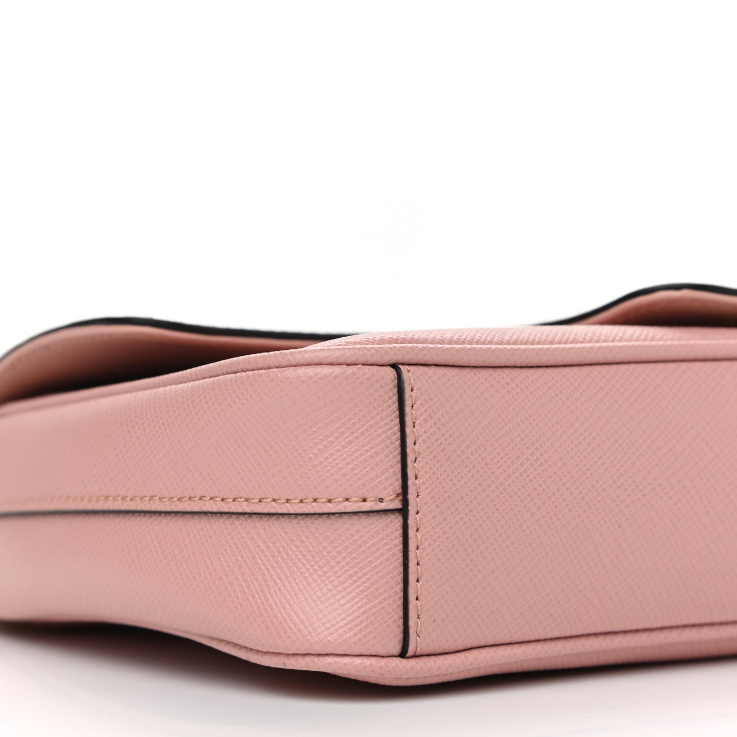 Saffiano Flap Shoulder Bag Orchidea