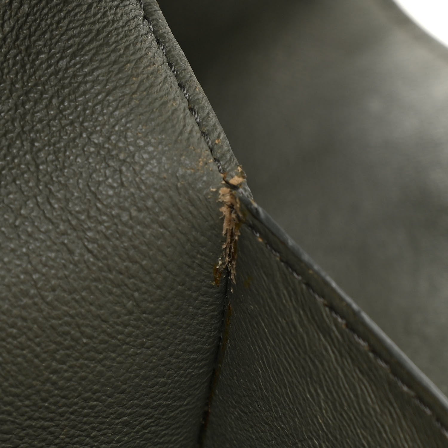 Celine Calfskin Suede Large Trapeze Grey 17 of 18