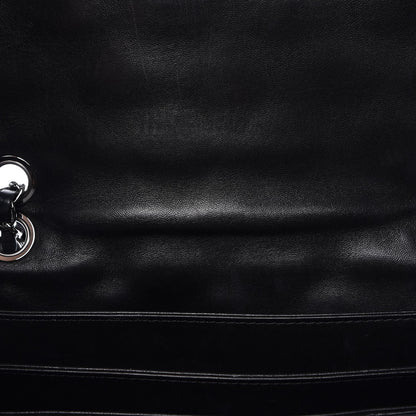 Chanel Lambskin Quilted 3 Accordion Flap Bag Black 8 of 15