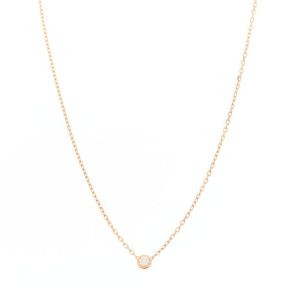 Cartier 18K Pink Gold Diamond SM D'Amour Pendant Necklace 1 of 6