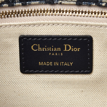 Christian Dior Oblique Small DiorAddict Flap Bag Navy Blue 7 of 8