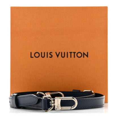 Louis Vuitton Calfskin Adjustable Keepall Bandouliere Shoulder Strap Blue 4 of 4