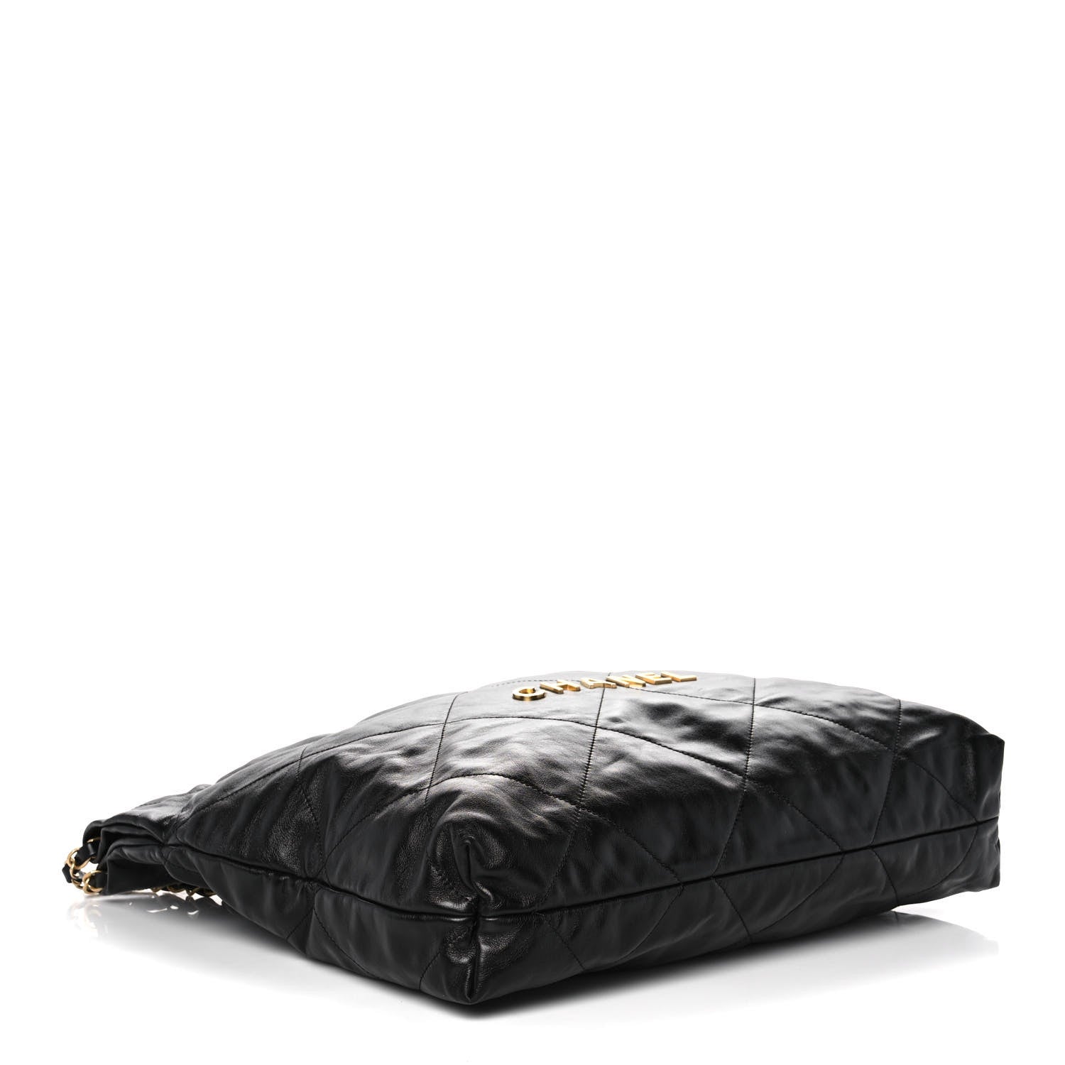 Chanel Shiny Calfskin Quilted Chanel 22 Black 5 of 13