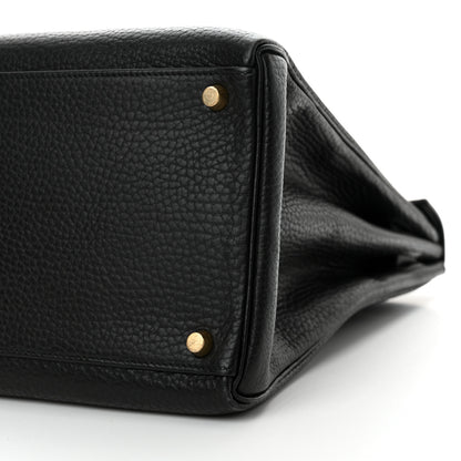 Hermes Ardennes Kelly Retourne 40 Black 10 of 13