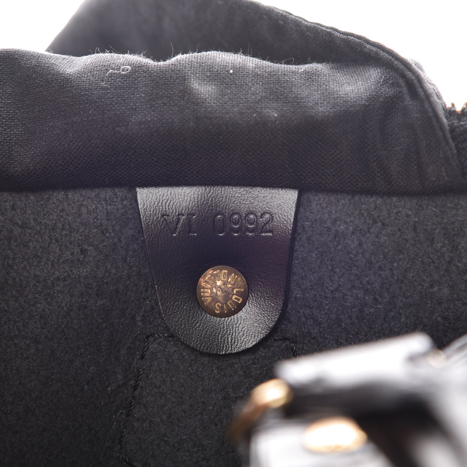 Louis Vuitton Epi Speedy 25 Black 7 of 15