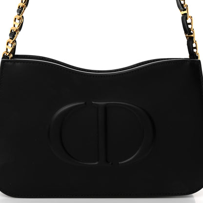 Christian Dior Calfskin CD Signature Mini Hobo Bag Black 8 of 10